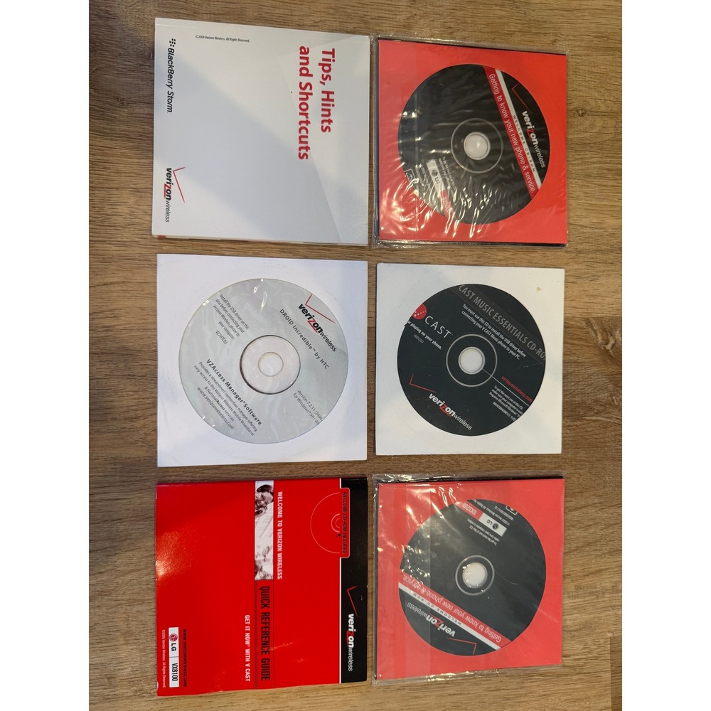 Verizon Wireless Software Bundle DROID Incredible V CAST LG VX8100 BlackBerry